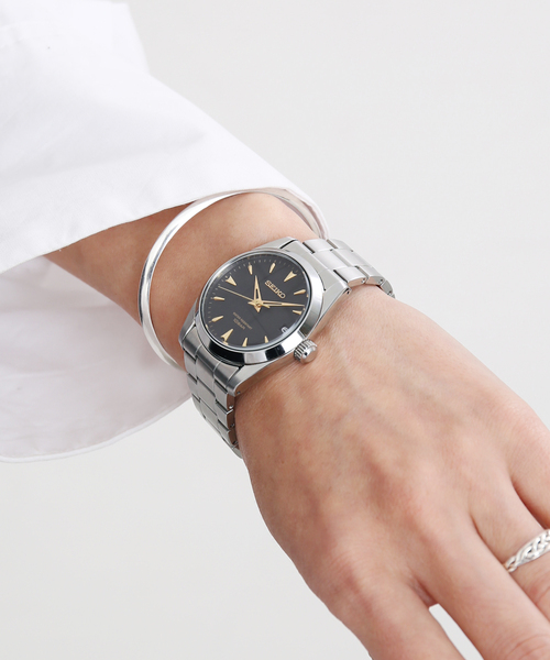 IENA（イエナ）の「《WEB限定/追加4》SEIKO Exclusive HIROB*IENA(black)（アナログ腕時計・レディース・シルバー・FREE）」の8枚目の写真