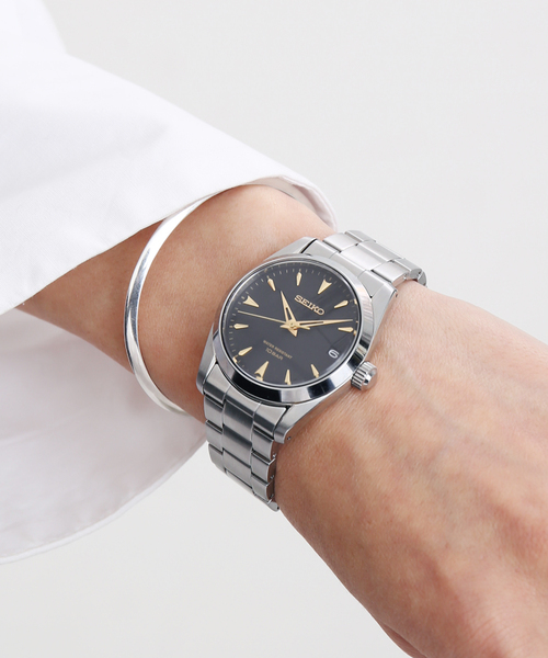 IENA（イエナ）の「《WEB限定/追加4》SEIKO Exclusive HIROB*IENA(black)（アナログ腕時計・レディース・シルバー・FREE）」の9枚目の写真