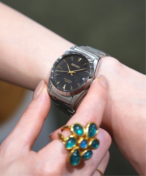 IENA（イエナ）の「《WEB限定/追加4》SEIKO Exclusive HIROB*IENA(black)（アナログ腕時計・レディース・シルバー・FREE）」の13枚目の写真