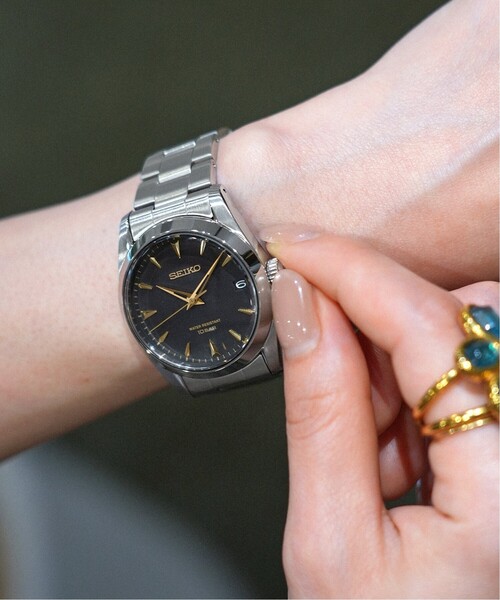 IENA（イエナ）の「《WEB限定/追加4》SEIKO Exclusive HIROB*IENA(black)（アナログ腕時計・レディース・シルバー・FREE）」の14枚目の写真