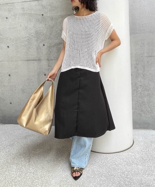 ketty cherie（ケティシェリー）の「バックリボンノースリーブワンピース≪洗濯機で洗える≫（ワンピース・レディース・ブラック・M）」の9枚目の写真