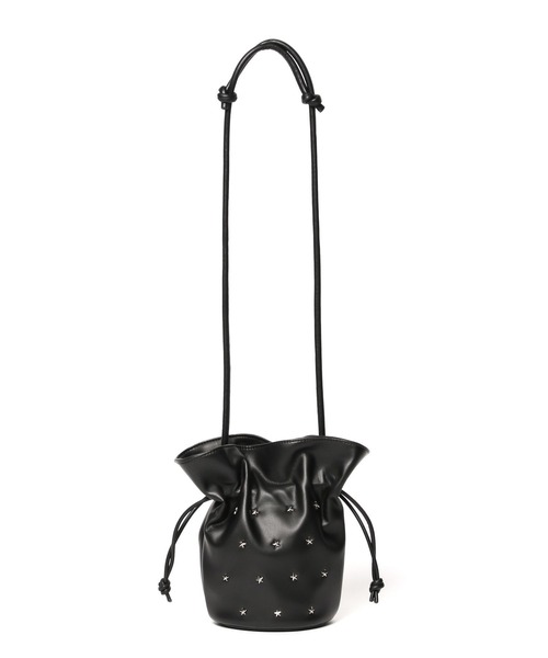 BAYFLOW（ベイフロー）の「[マグホック付き]スタッズ巾着ショルダー（ショルダーバッグ・レディース・シルバー/ブロンズ/ブラック・FREE）」の15枚目の写真