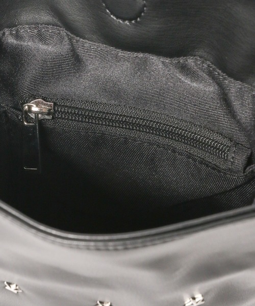 BAYFLOW（ベイフロー）の「[マグホック付き]スタッズ巾着ショルダー（ショルダーバッグ・レディース・シルバー/ブロンズ/ブラック・FREE）」の8枚目の写真