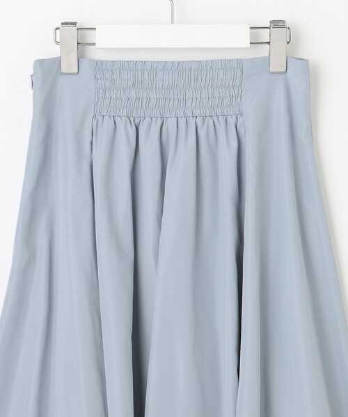 Feroux（フェルゥ）の「【セットアップ対応・洗える】タフタフレア スカート（スカート・レディース・ピンク系/ブルー系/ブラック系・1/2）」の9枚目の写真