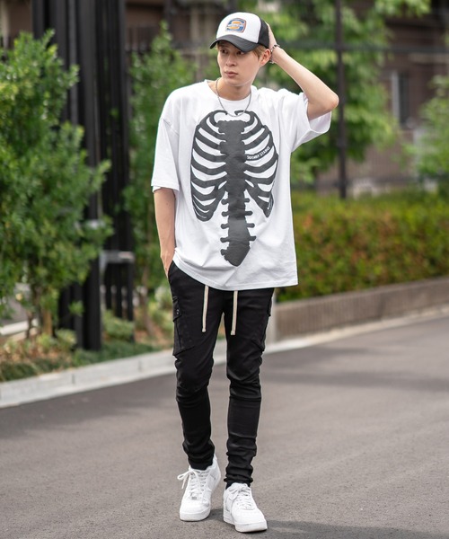 SIDEWAY STANCE（サイドウェイスタンス）の「【SIDEWAY STANCE】スリム テーパード カーゴパンツ（カーゴパンツ・メンズ・カーキ/ブラック・SMALL/MEDIUM/LARGE/X-LARGE）」の6枚目の写真