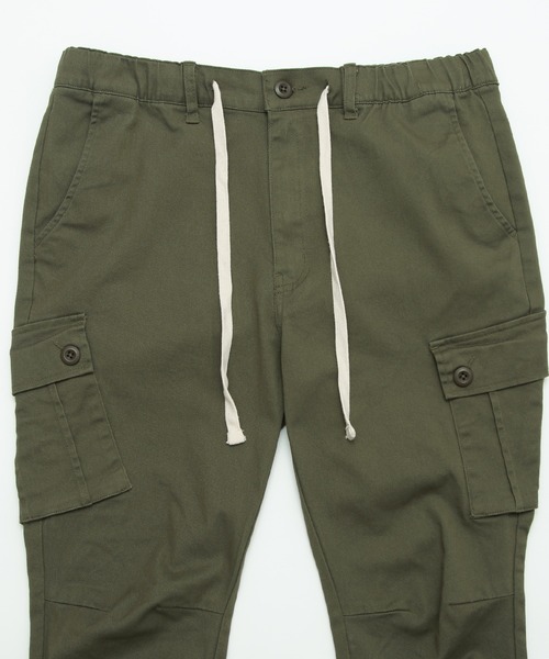 SIDEWAY STANCE（サイドウェイスタンス）の「【SIDEWAY STANCE】スリム テーパード カーゴパンツ（カーゴパンツ・メンズ・カーキ/ブラック・SMALL/MEDIUM/LARGE/X-LARGE）」の16枚目の写真