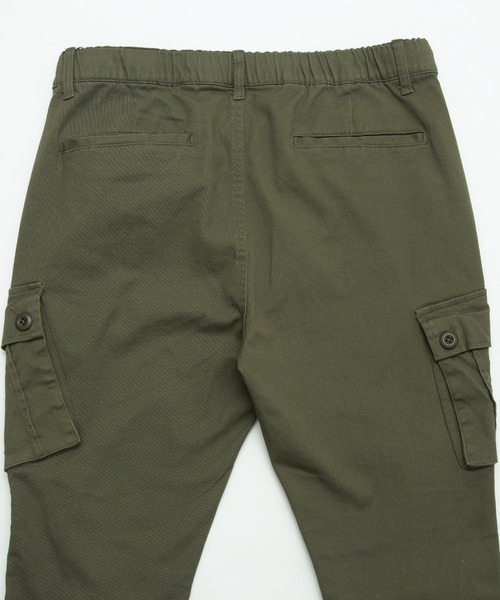 SIDEWAY STANCE（サイドウェイスタンス）の「【SIDEWAY STANCE】スリム テーパード カーゴパンツ（カーゴパンツ・メンズ・カーキ/ブラック・SMALL/MEDIUM/LARGE/X-LARGE）」の15枚目の写真