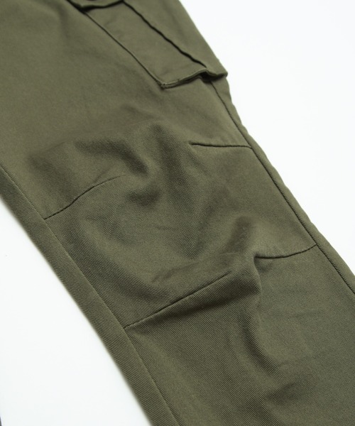 SIDEWAY STANCE（サイドウェイスタンス）の「【SIDEWAY STANCE】スリム テーパード カーゴパンツ（カーゴパンツ・メンズ・カーキ/ブラック・SMALL/MEDIUM/LARGE/X-LARGE）」の11枚目の写真