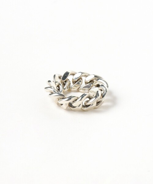 BILL WALL LEATHER(ビルウォールレザー)の「【EXCLUSIVE】R466 - Curb Chain Ring Large(リング・メンズ・その他・US-6h/US-7h/US-8h/US-9h)」の8枚目の写真
