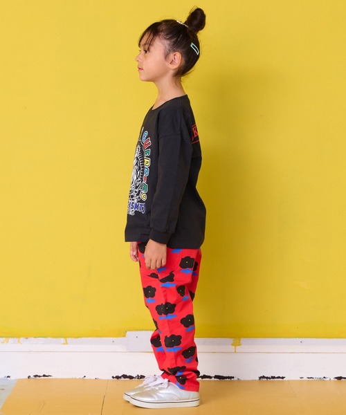 （What it isNt）ART BY MARKGONZALES（ワットイットイズント）の「（What it isNt）ART BY MARKGONZALES 別注ロンT（Tシャツ/カットソー・キッズ・ホワイト/ピンク/チャコール・100/130/120/110/90/80/150/140）」の16枚目の写真