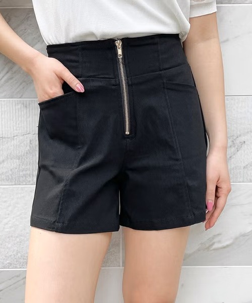 GORGE(ゴージ)の「ZIP付きショートパンツ(その他パンツ・レディース・ブラック・F)」の1枚目の写真