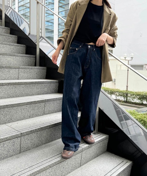 新品　CANAL JEAN choice_cnl チョイス　テーパードデニム　S CANAL JEAN（キャナルジーン）の「choice_cnl テーパードデニム