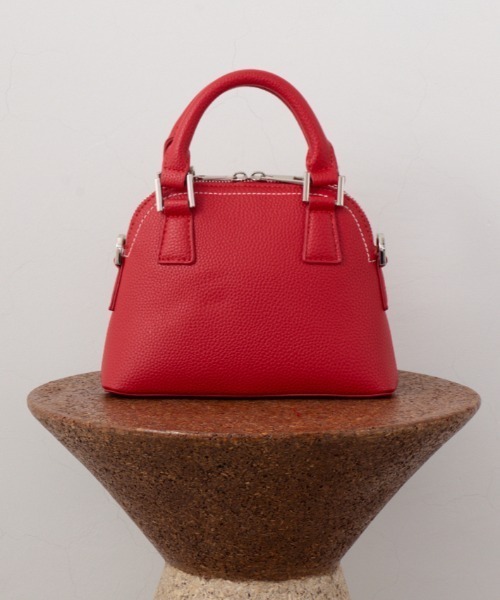 AZUL by moussy(アズールバイマウジー)の「ダブルジッパーミニバッグ(ショルダーバッグ・レディース・シルバー/グレー/レッド/ブラック/グリーン系その他2/アイボリー/ブルー・FREE)」の6枚目の写真