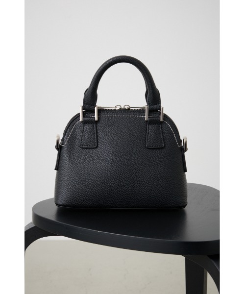 AZUL by moussy(アズールバイマウジー)の「ダブルジッパーミニバッグ(ショルダーバッグ・レディース・シルバー/グレー/レッド/ブラック/グリーン系その他2/アイボリー/ブルー・FREE)」の1枚目の写真