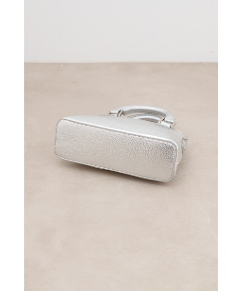 AZUL by moussy(アズールバイマウジー)の「ダブルジッパーミニバッグ(ショルダーバッグ・レディース・シルバー/グレー/レッド/ブラック/グリーン系その他2/アイボリー/ブルー・FREE)」の11枚目の写真