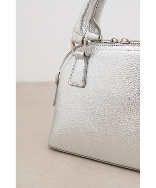 AZUL by moussy(アズールバイマウジー)の「ダブルジッパーミニバッグ(ショルダーバッグ・レディース・シルバー/グレー/レッド/ブラック/グリーン系その他2/アイボリー/ブルー・FREE)」の10枚目の写真