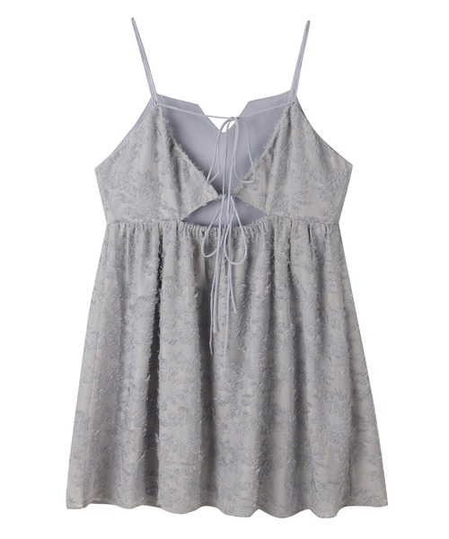 SAISON DE PAPILLON(セゾンドパピヨン)の「フラワーモチーフキャミトップス(キャミソール・レディース・グレー/ブラック・M/L)」の8枚目の写真