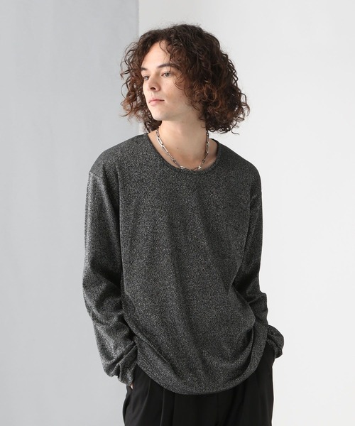 HARE（ハレ）の「ユルネックベーシックカットソーLS(HARE)（Tシャツ/カットソー・メンズ・ブラック/グレー系その他/ホワイト/グレー系その他2/グリーン・SMALL/MEDIUM）」の18枚目の写真