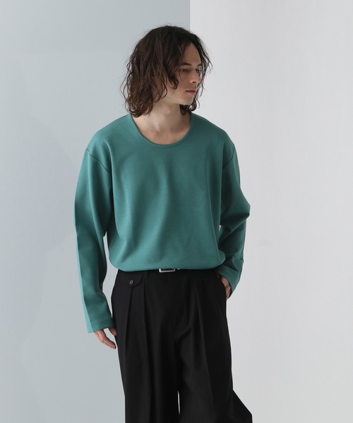 ※2色セット　ユルネックベーシックカットソーLS(HARE) ユルネックベーシックカットソーLS(HARE)（Tシャツ/カットソー