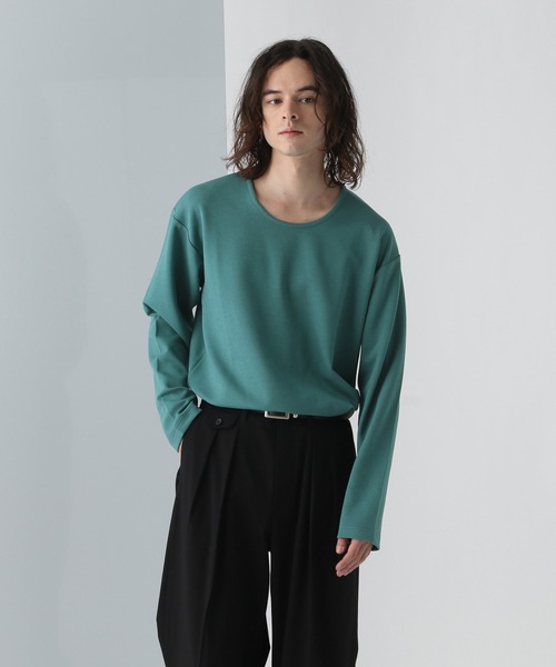 タグ付【完売品・定価8249円】HARE・【H-】ベーシックカットソーLS「善」 ユルネックベーシックカットソーLS(HARE)（Tシャツ/カットソー