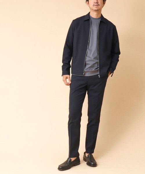 NOLLEY’S（ノーリーズ）の「《ビジカジ対応/吸水速乾》SMART TECH ストレッチスリムフィットパンツ（その他パンツ・メンズ・ベージュ/ネイビー/グレー・M/L/XL/S）」の13枚目の写真