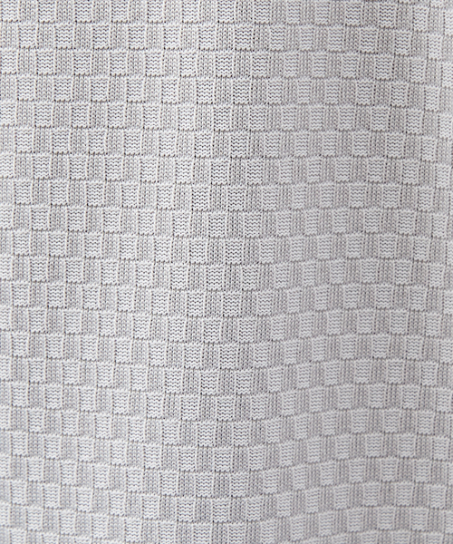 ABAHOUSE GRAY（アバハウスグレイ）の「【MASCHILE】セットアップ対応/チェック リンクス ニット パンツ（その他パンツ・メンズ・グレイッシュベージュ/ブラック/ネイビー・46/48/50）」の10枚目の写真