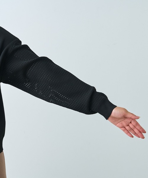 Jena espace merveilleux(ジェナ エスパスメルヴェイユ)の「ビハイ袖メッシュ2WAYカーディガン(カーディガン/ボレロ・レディース・ブラック/グレー/イエロー・FREE)」の15枚目の写真