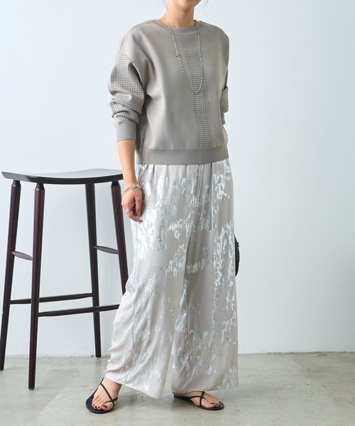 Jena espace merveilleux(ジェナ エスパスメルヴェイユ)の「ビハイ袖メッシュ2WAYカーディガン(カーディガン/ボレロ・レディース・ブラック/グレー/イエロー・FREE)」の16枚目の写真