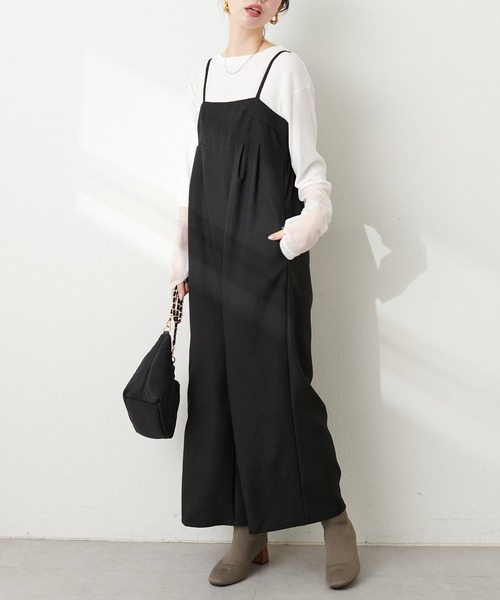 natural couture（ナチュラルクチュール）の「袖チュール切替カットプルオーバー（Tシャツ/カットソー・レディース・ミント/ピンク/サックスブルー/ブラック/オフホワイト・FREE）」の8枚目の写真