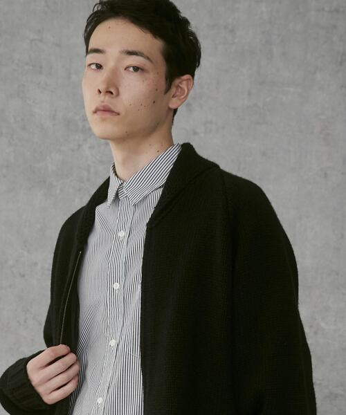 THE STANDARD（ザスタンダード）の「THE STANDARD/カウチンニットカーディガン（カーディガン/ボレロ・メンズ・ブラック/オレンジ・MEDIUM/LARGE）」の8枚目の写真