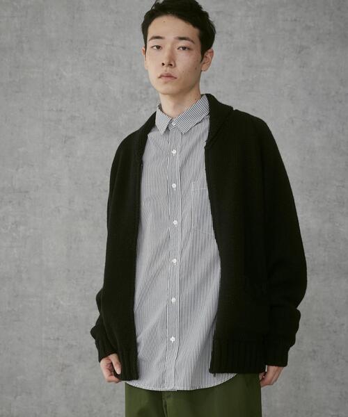 THE STANDARD（ザスタンダード）の「THE STANDARD/カウチンニットカーディガン（カーディガン/ボレロ・メンズ・ブラック/オレンジ・MEDIUM/LARGE）」の10枚目の写真