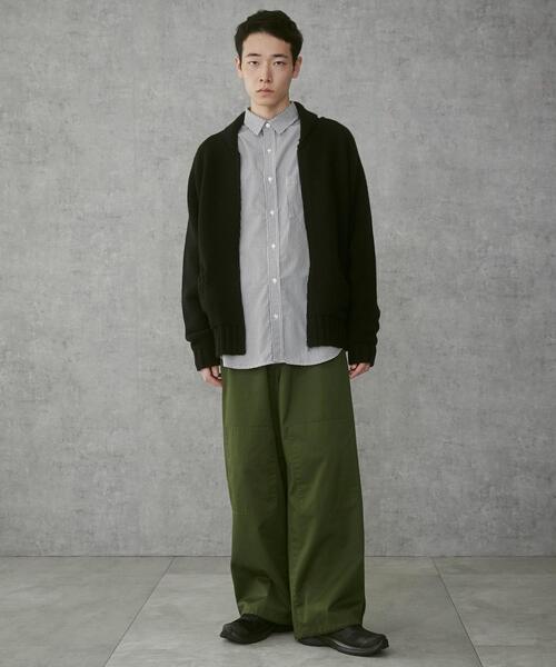 THE STANDARD（ザスタンダード）の「THE STANDARD/カウチンニットカーディガン（カーディガン/ボレロ・メンズ・ブラック/オレンジ・MEDIUM/LARGE）」の12枚目の写真