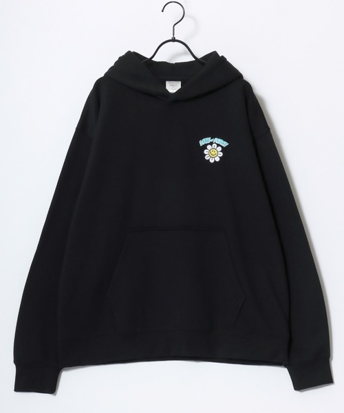 SMILEY FACE(スマイリーフェイス)の「SMILEY FACE/スマイリーフェイス オーバーサイズ 裏起毛 袖プリント バックプリント ロゴ ワンポイント刺繍 スウェット パーカー フーディー/レディース メンズ(パーカー・レディース・スミクロ/グレー系その他2/グレー系その他/ブラック系その他/ブラック系その他3/ブラック系その他2/ネイビー/アッシュグレー/ブラック・LL/L/M)」の16枚目の写真