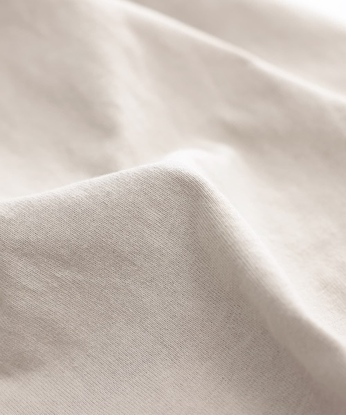 n'OrLABEL(ノアールレーベル)の「ナイロン異素材カットソー(Tシャツ/カットソー・レディース・グレイッシュベージュ/ブラック/カーキ・2/1)」の6枚目の写真