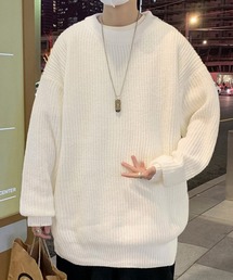 SEN TOKYO | 畦編みクルーネックニット(ニット/セーター)