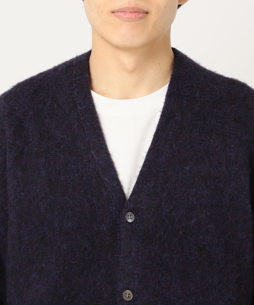 JOURNAL STANDARD J.S HOMESTEAD(ジャーナルスタンダードホームステッド)の「J.S.Homestead / Stead ALPACA/W MIX HEATHER C/D(カーディガン/ボレロ・メンズ・コバルトブルー/ブラック系その他/レッド・LARGE/MEDIUM)」の14枚目の写真
