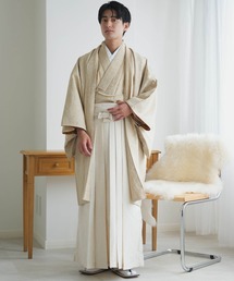 utatane（ウタタネ）の「羽織袴5点セット utatane メンズ ジャガードペイズリー（着物）」