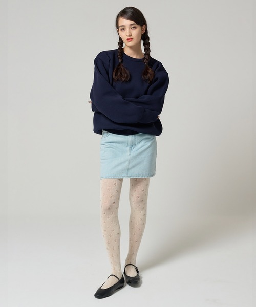 ユニセックス エンブレム刺繍ニット TINA：JOJUN（ニット