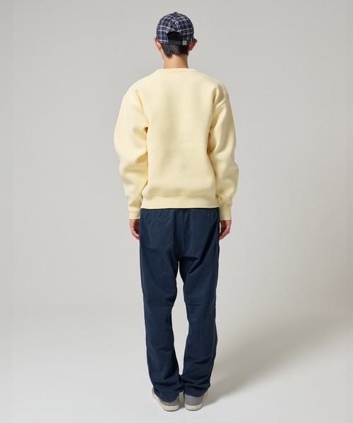 TINA：JOJUN（ティーナジョジュン）の「ユニセックス エンブレム刺繍ニット TINA：JOJUN（ニット/セーター・レディース・ブルーグレー/クリーム/ネイビー・M）」の22枚目の写真