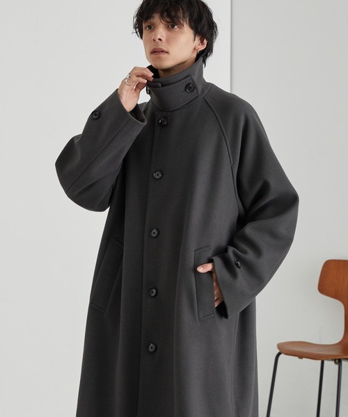 ★くまのしん★マンナイン mannine コート　裏柄　ブラック ☆くまのしん様専用☆マンナイン mannine コート 裏柄 ブラック レディース