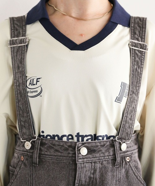 RAGEBLUE（レイジブルー）の「2WAYデニムジャンスカ/デニムスカート（デニムスカート・レディース・ブルー/ブラック・FREE）」の14枚目の写真