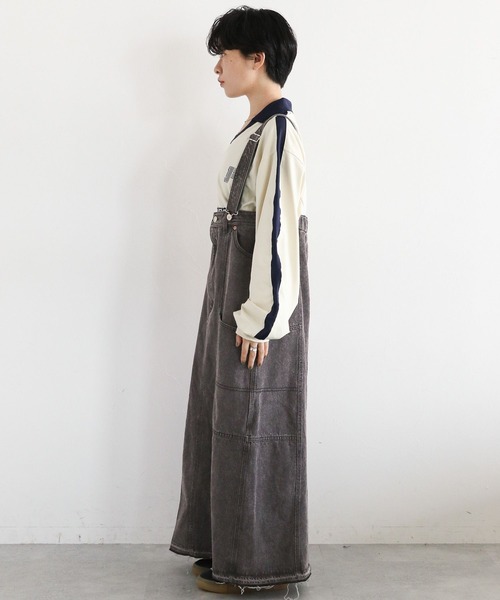 RAGEBLUE（レイジブルー）の「2WAYデニムジャンスカ/デニムスカート（デニムスカート・レディース・ブルー/ブラック・FREE）」の11枚目の写真