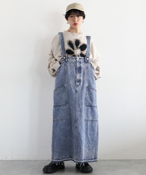 RAGEBLUE（レイジブルー）の「2WAYデニムジャンスカ/デニムスカート（デニムスカート・レディース・ブルー/ブラック・FREE）」の20枚目の写真