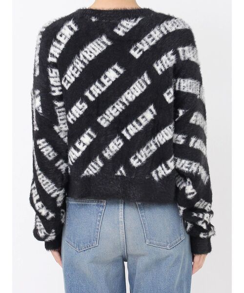【セール】フェザーロゴジャガードニットトップス（ニット/セーター）｜EVRIS（エヴリス）