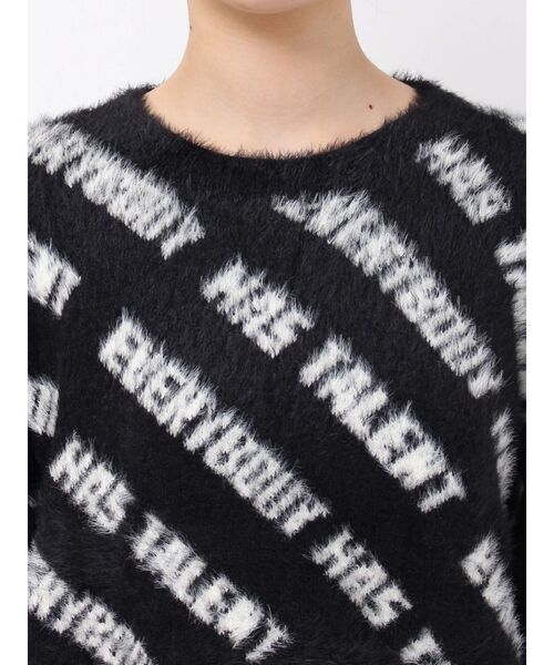 【セール】フェザーロゴジャガードニットトップス（ニット/セーター）｜EVRIS（エヴリス）