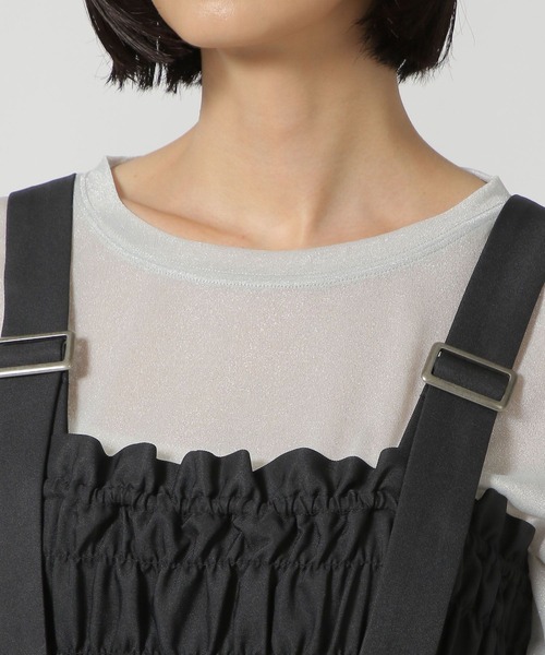 LAKOLE(ラコレ)の「シャーリングワンピース / 149912(ワンピース・レディース・グレー/ブラウン/ブラック・FREE)」の13枚目の写真