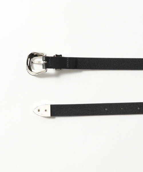 B.C STOCK(ベーセーストック)の「3point buckle レザーベルト(ベルト・メンズ・ブラウン/ブラック・MEDIUM/LARGE)」の4枚目の写真