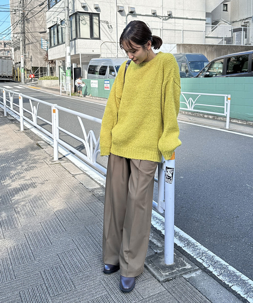 JOURNAL STANDARD - TRICOTS JEAN MARC  モヘア混　クルーネックニット　HUGO JOURNAL STANDARD - TRICOTS JEAN MARC モヘア混 クルーネック