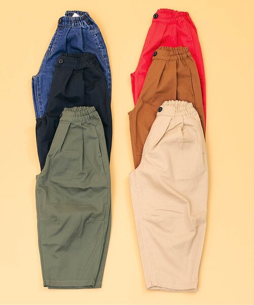 BREEZE(ブリーズ)の「【WEB限定】ワイドタックパンツ(その他パンツ・キッズ・カーキ/ベージュ/インディゴブルー/ネイビー/ブラウン/レッド・90/100/110/120/130/140/150)」の20枚目の写真