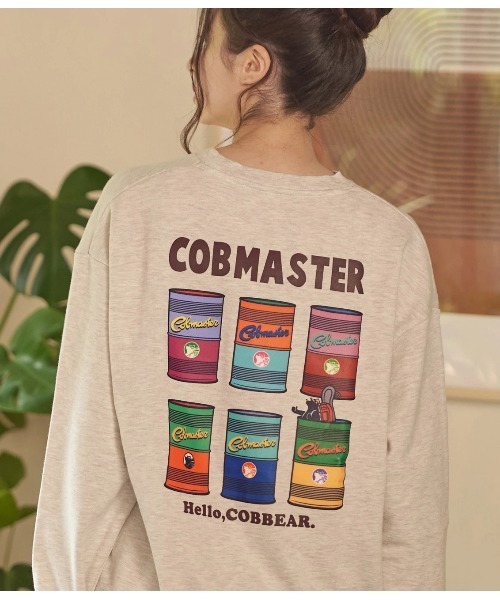 go slow caravan(ゴースローキャラバン)の「COBMASTER/コブマスター 裏毛スウェット(ドラム缶ベアー)(スウェット・メンズ・ブラック/オートミール/マスタード・X-LARGE/LARGE/MEDIUM)」の3枚目の写真